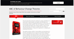 Desktop Screenshot of behaviourchangetheories.com